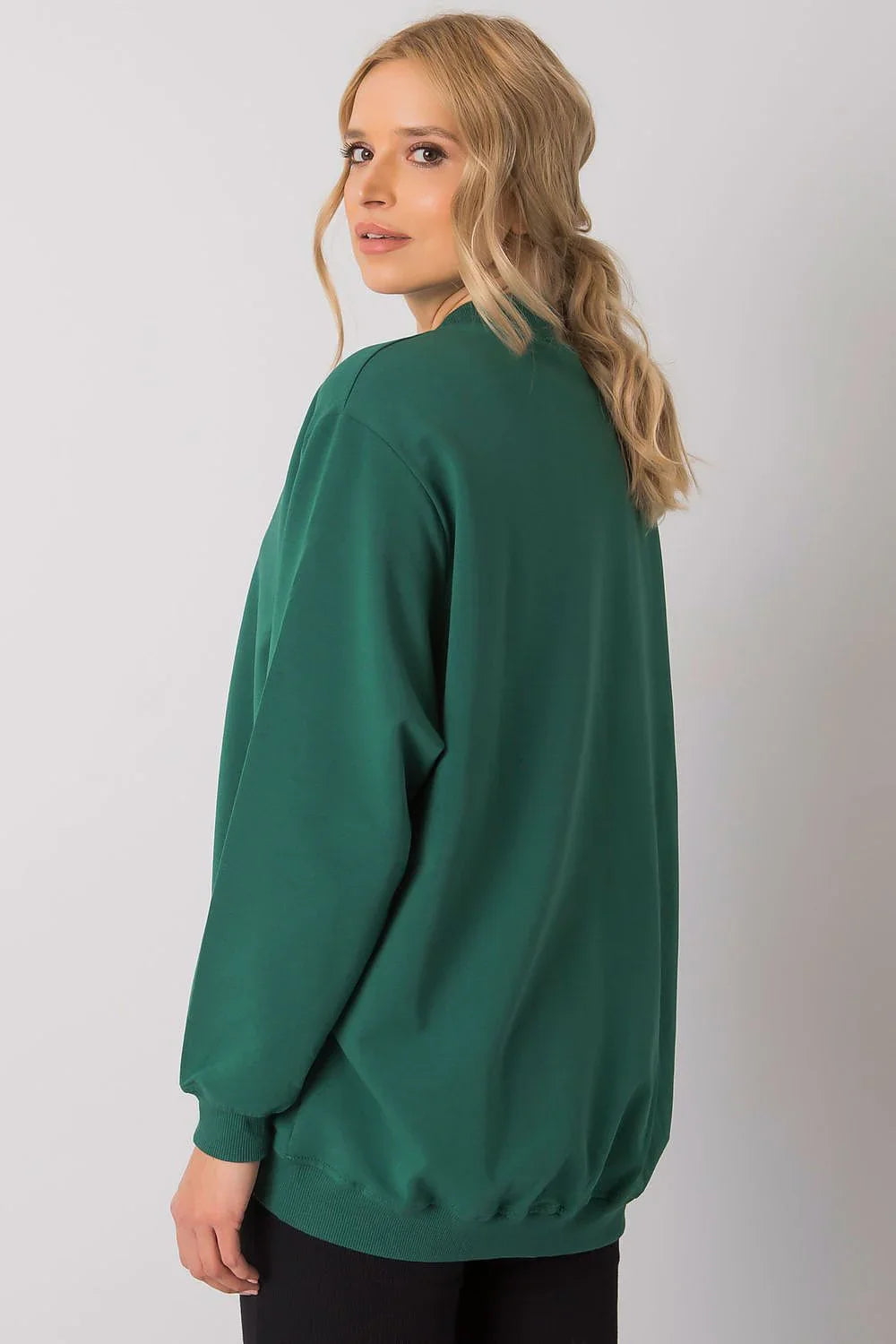Women's Sweatshirt - Mock-Neck With Regular Fit
