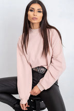 Women's Sweatshirt - Mock-Neck With Regular Fit