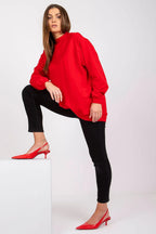 Women's Sweatshirt - Mock-Neck With Regular Fit