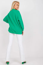 Women's Sweatshirt - Mock-Neck With Regular Fit