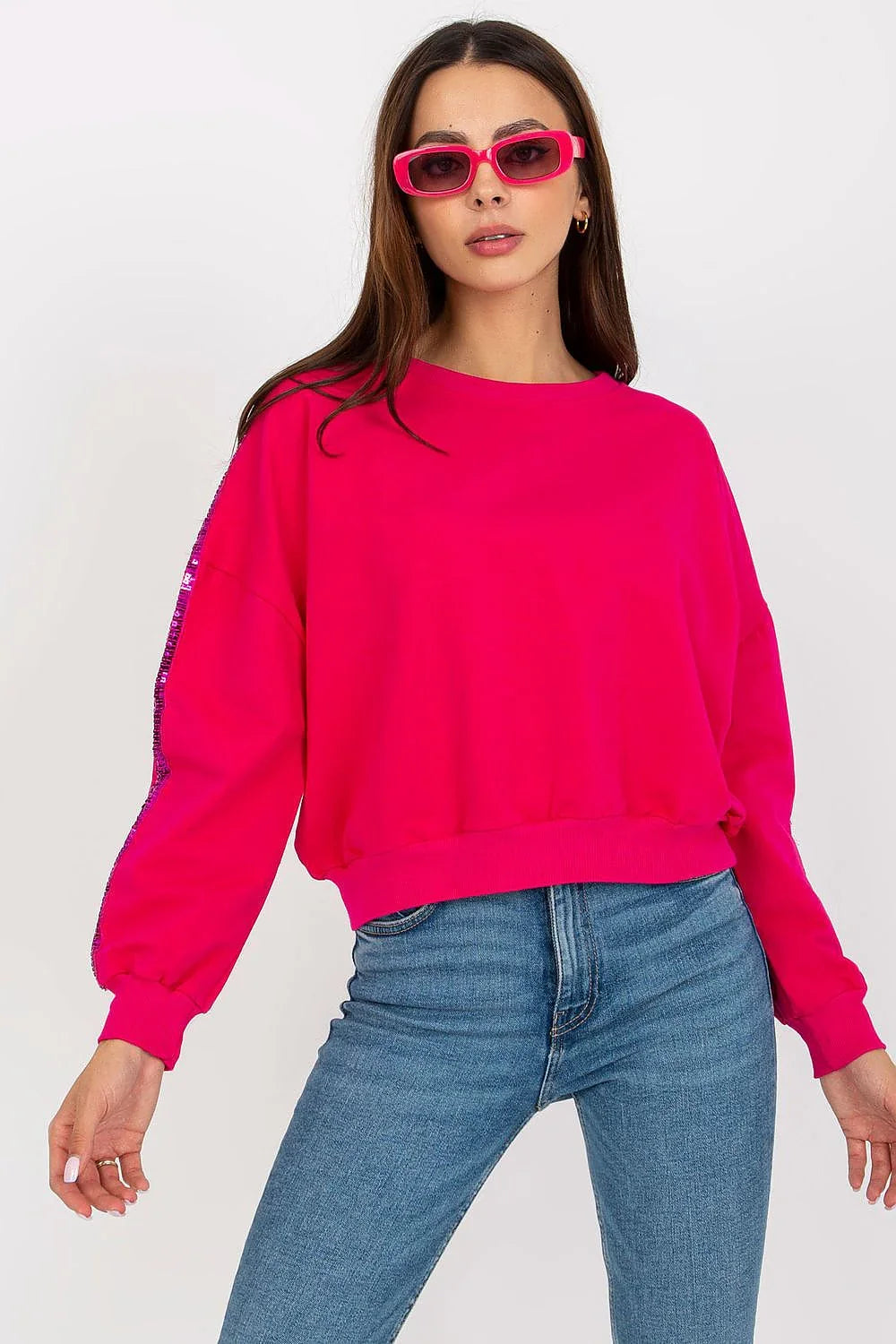Women's Sweatshirt - Crew-neck With Regular Fit
