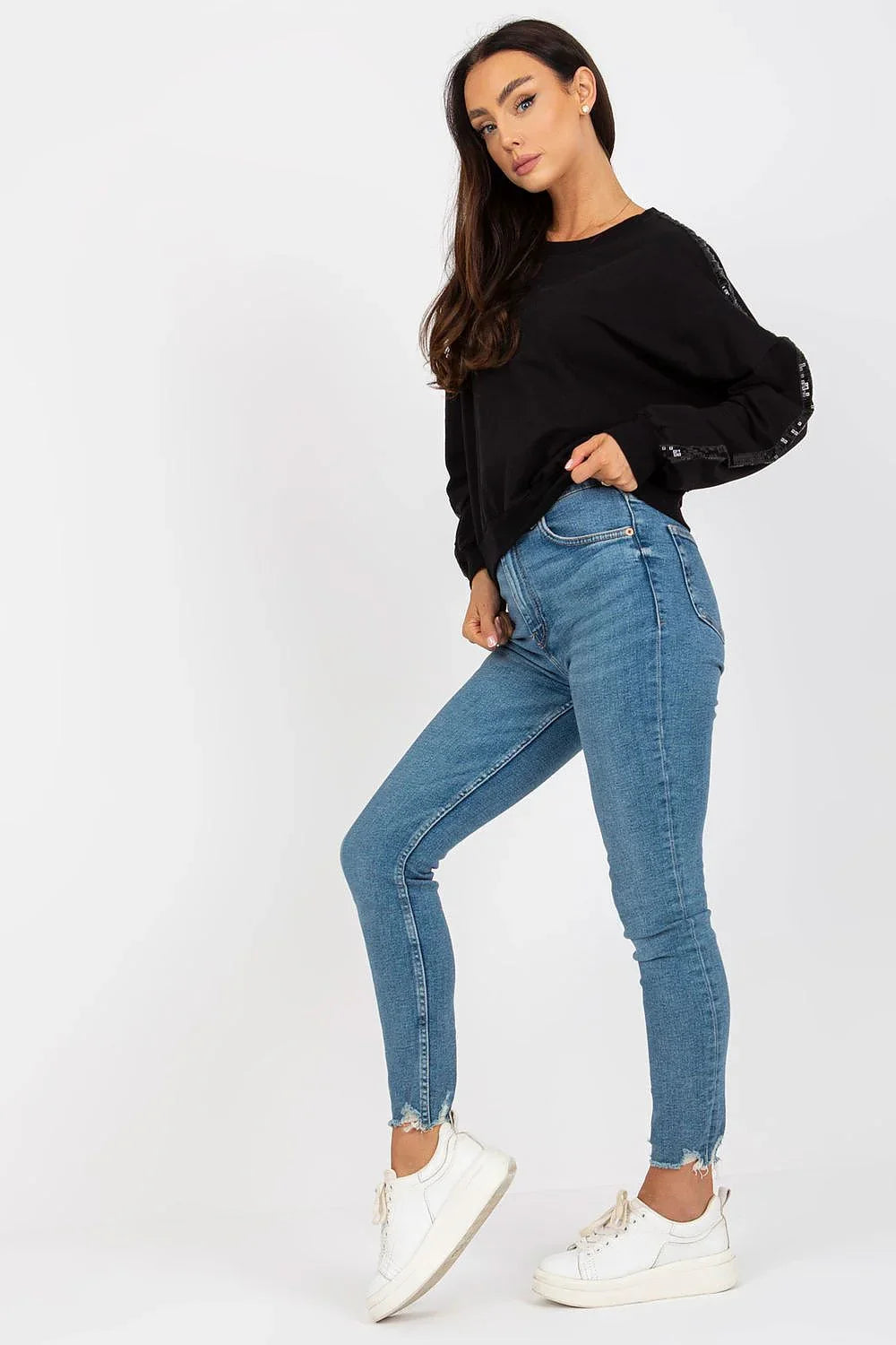 Women's Sweatshirt - Crew-neck With Regular Fit