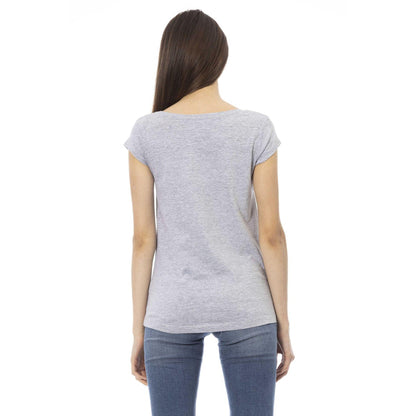 Trussardi Action Women T-Shirts - Grey Brand T-shirts - T-Shirt - Guocali