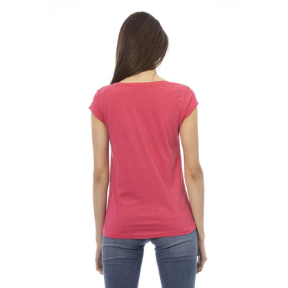 Trussardi Action Women T-Shirts - Pink Brand T-shirts - T-Shirt - Guocali