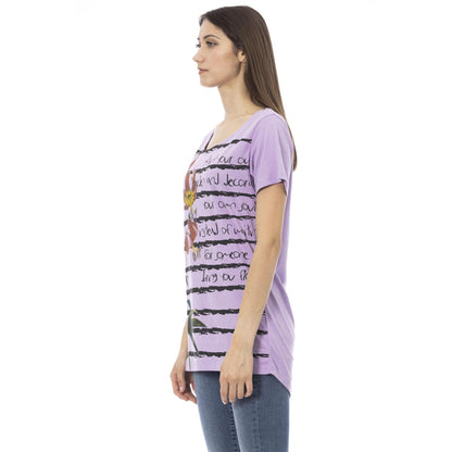 Trussardi Action Women T-Shirts - Violet Brand T-shirts - T-Shirt - Guocali
