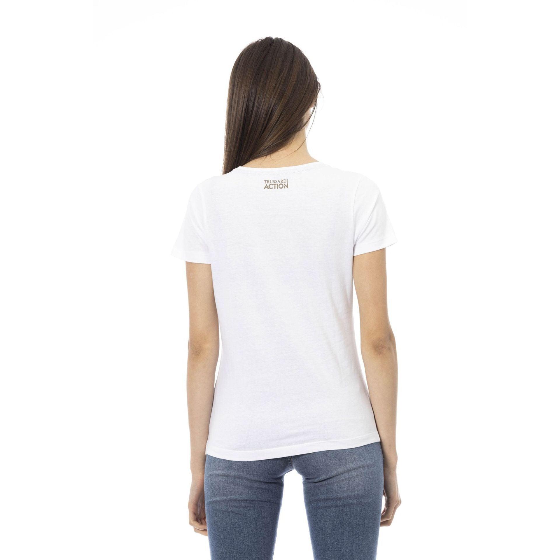Trussardi Action Women T-Shirts - White Brand T-shirts - T-Shirt - Guocali