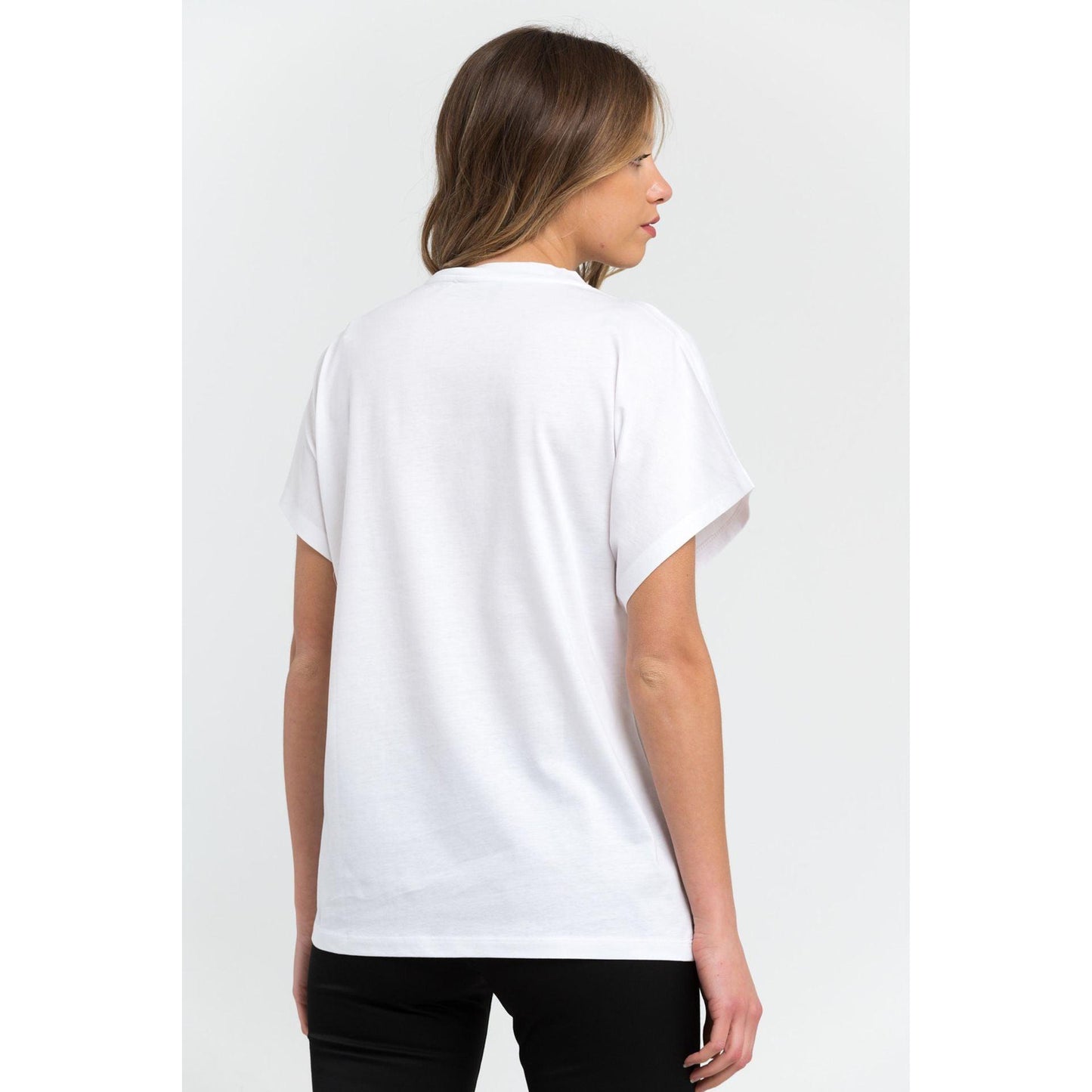 Trussardi Women T-Shirts - White Brand T-shirts - T-Shirt - Guocali