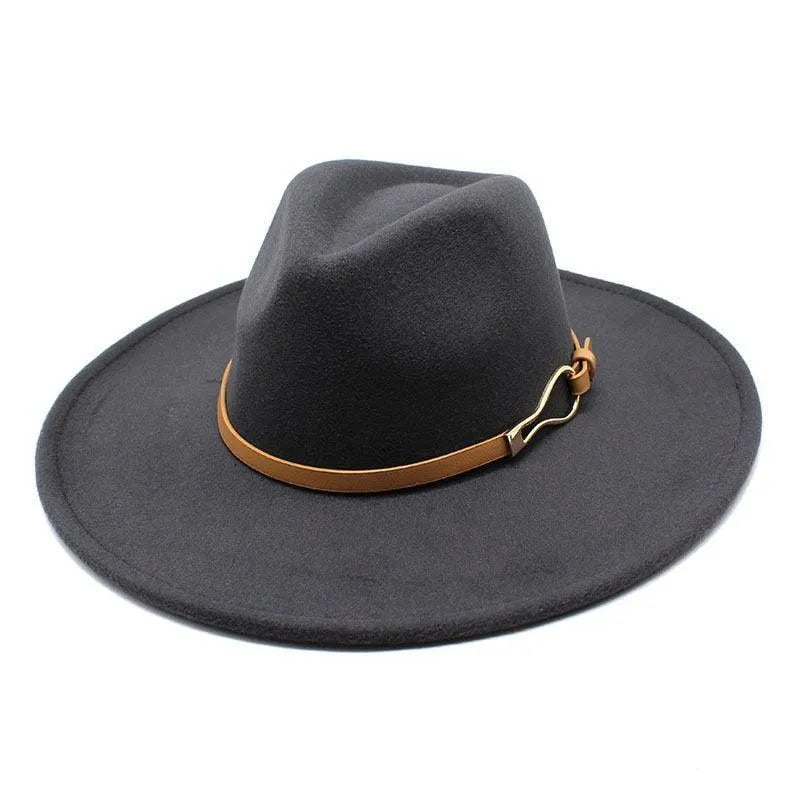 UNISEX Fedora Hat - Felted Jazz Hat -Guocali