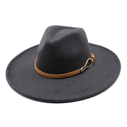 UNISEX Fedora Hat - Felted Jazz Hat -Guocali