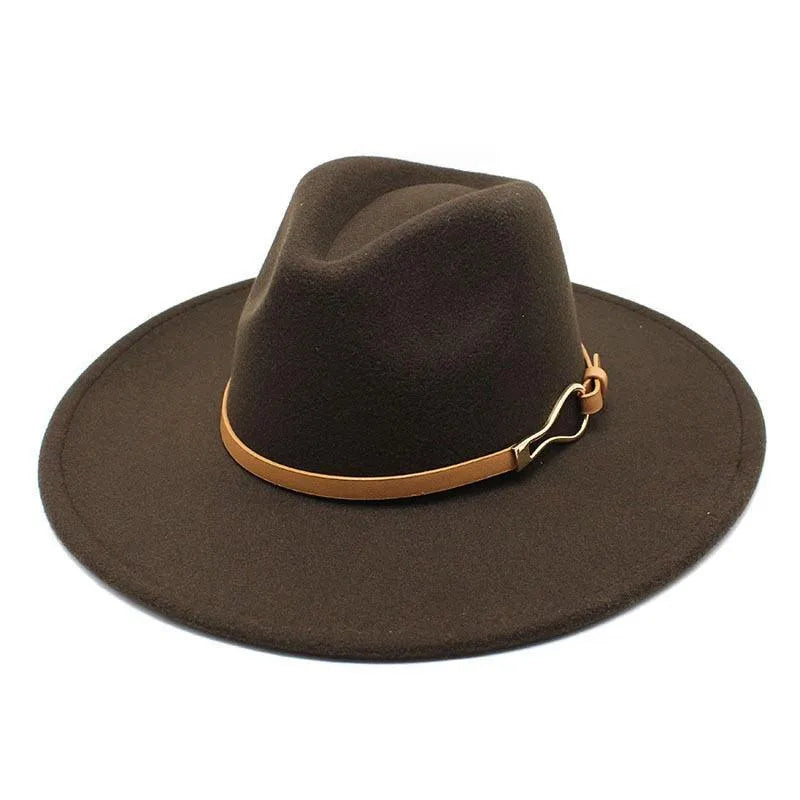 UNISEX Fedora Hat - Felted Jazz Hat -Guocali