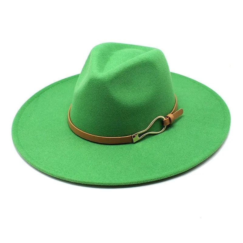 UNISEX Fedora Hat - Felted Jazz Hat -Guocali