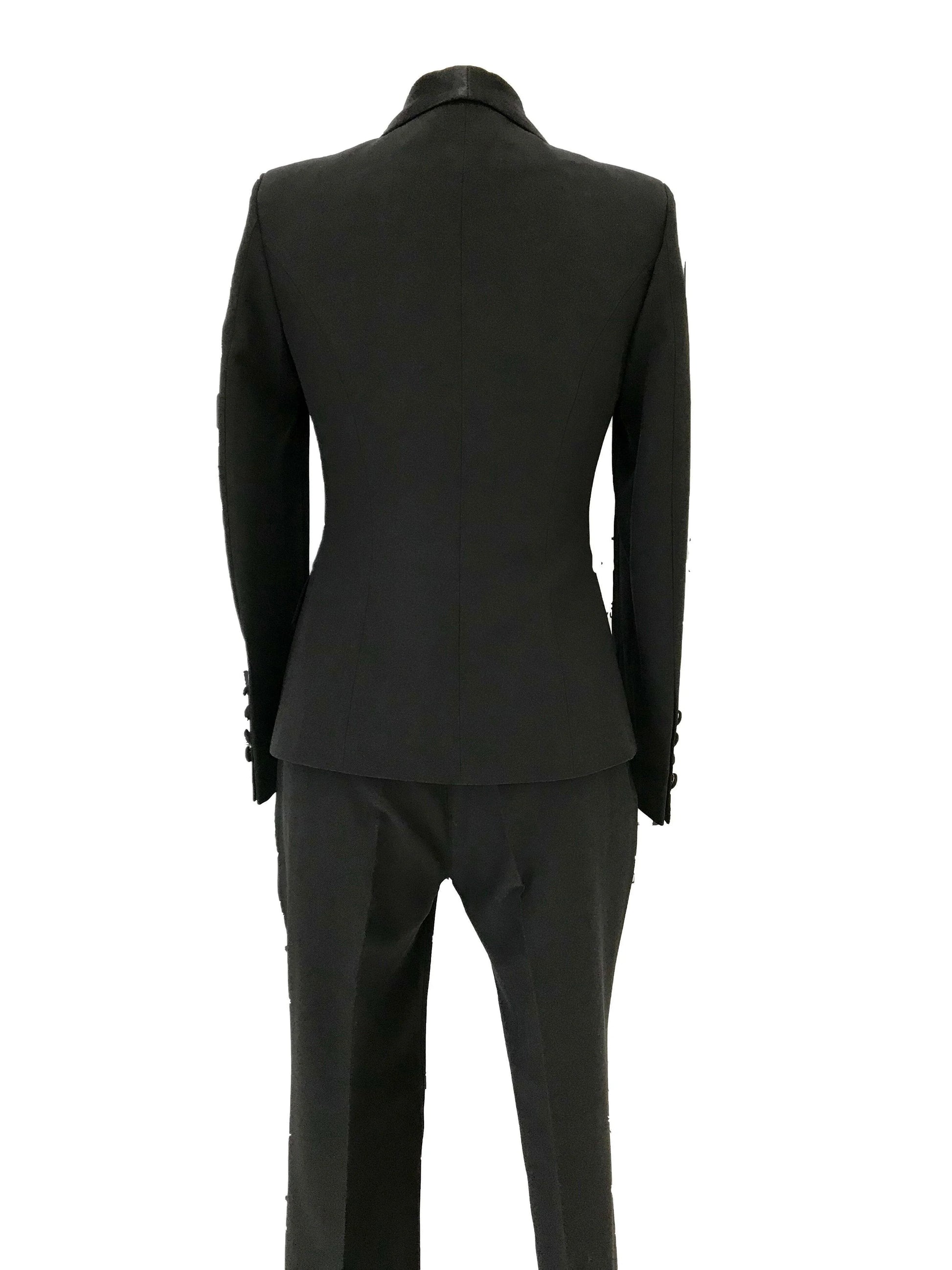 Wedding Tuxedo Pantsuit - Women Trouser Suits - Trouser Suit -Guocali