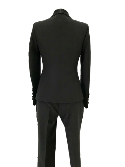 Wedding Tuxedo Pantsuit - Women Trouser Suits - Trouser Suit -Guocali