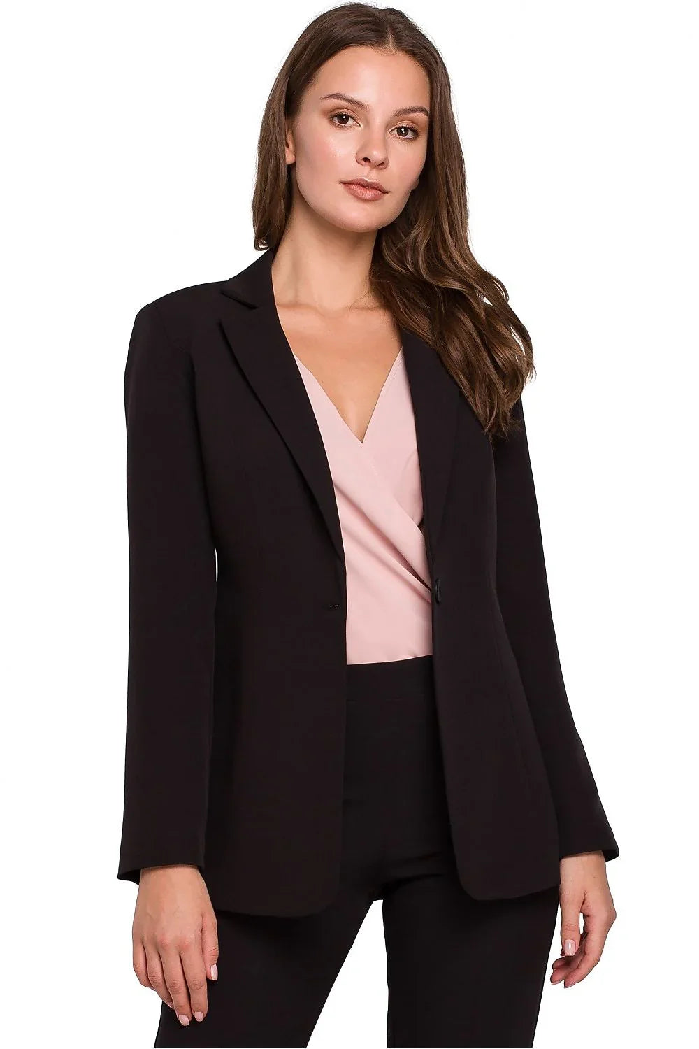Women Suit Jacket - Stretchable - 1-Button Blazer