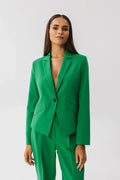 Women Suit Jacket - Stretchable - 1-Button Blazer