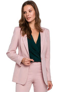 Women Suit Jacket - Stretchable - 1-Button Blazer