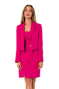 Women Suit Jacket - Stretchable - 1-Button Blazer