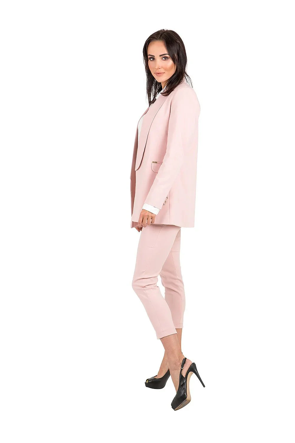 Women Suit Jacket - Stretchable - Button Blazer