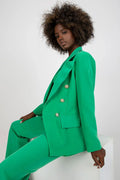 Women Suit Jacket - Stretchable - Double-Breasted