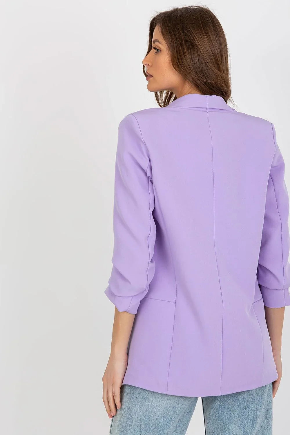 Women Blazer - Stretchable - Open Front - Purple -Guocali