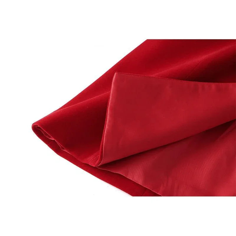 Women Blazer - Structured - Double Breasted - Purple -Guocali