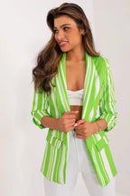 Women Blazer - Wrinkle-Resistant - Slip-On, White