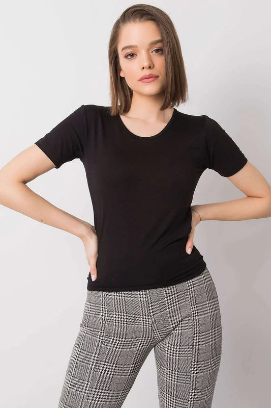 Women Blouse – Stretchable – Long Sleeve - Black -Guocali