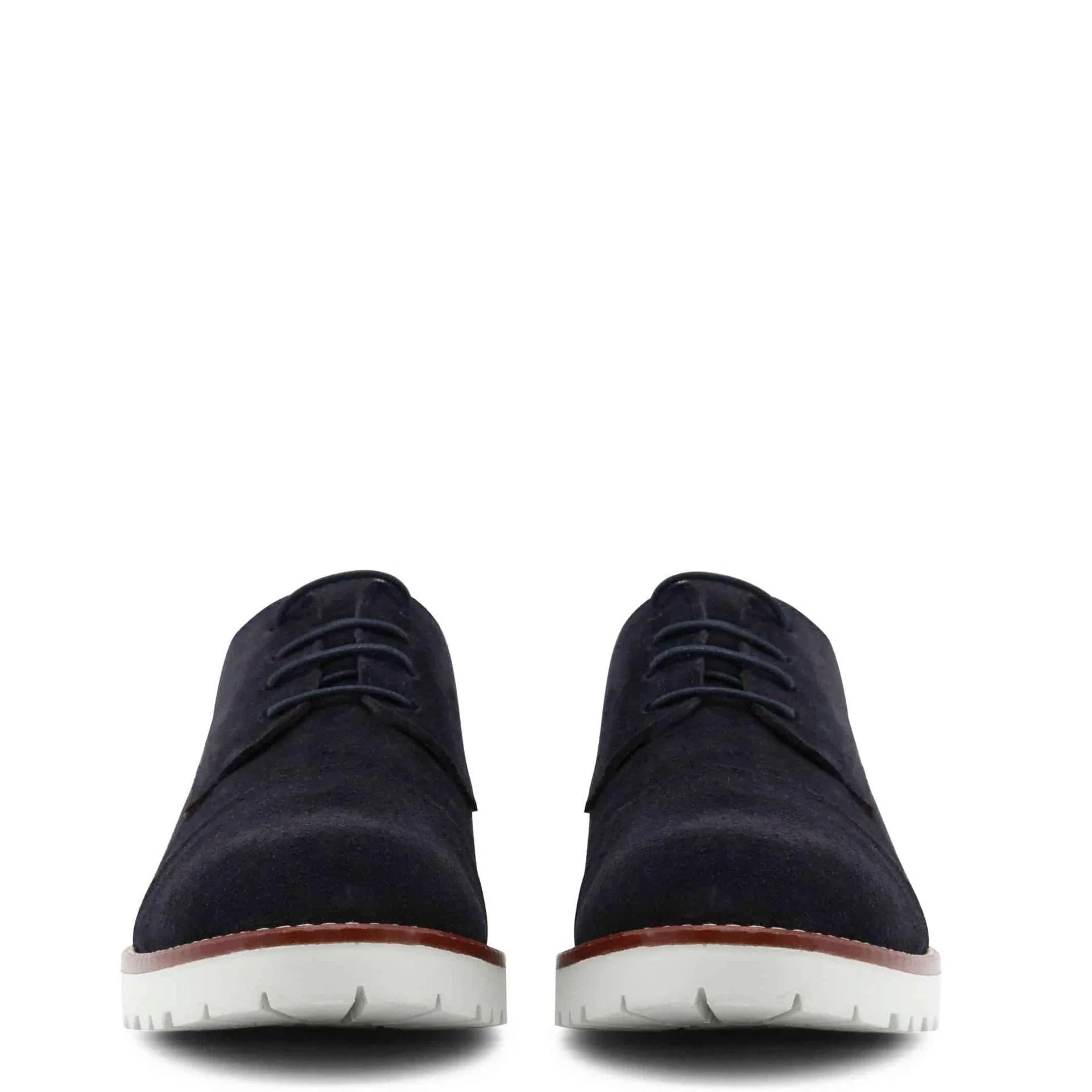 Women Casual Loafers - Lace-Up Derby Shoes