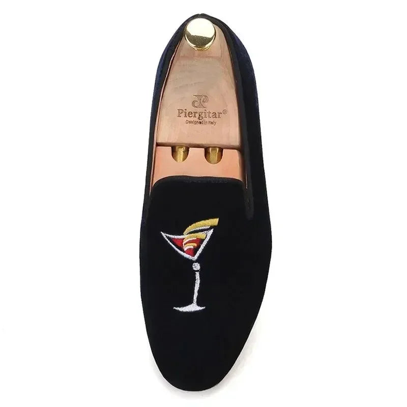 Women Casual Smoking Loafers - Slip-On Flat Shoes