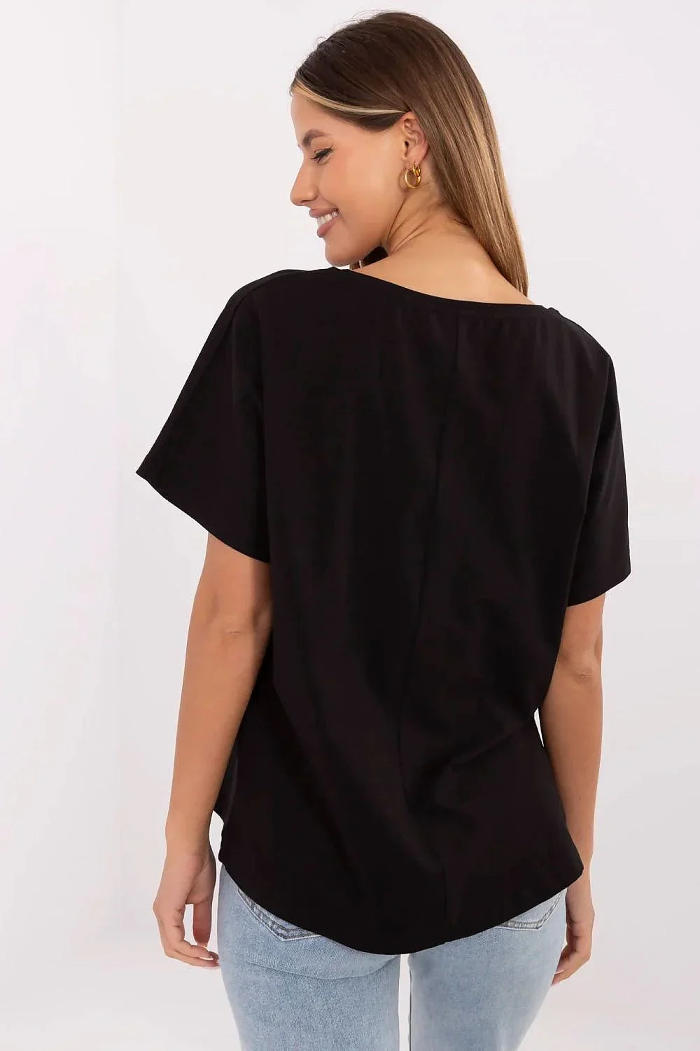 Women Crew-Neck Short-Sleeves T-Shirt – Breathable - Black, Blue, White -Guocali