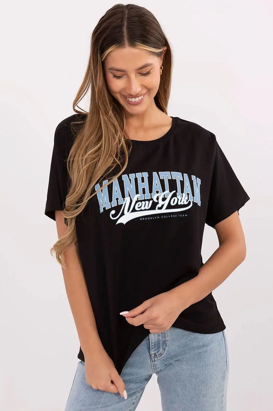 Women Crew-Neck Short-Sleeves T-Shirt – Breathable - Black, Blue, White -Guocali