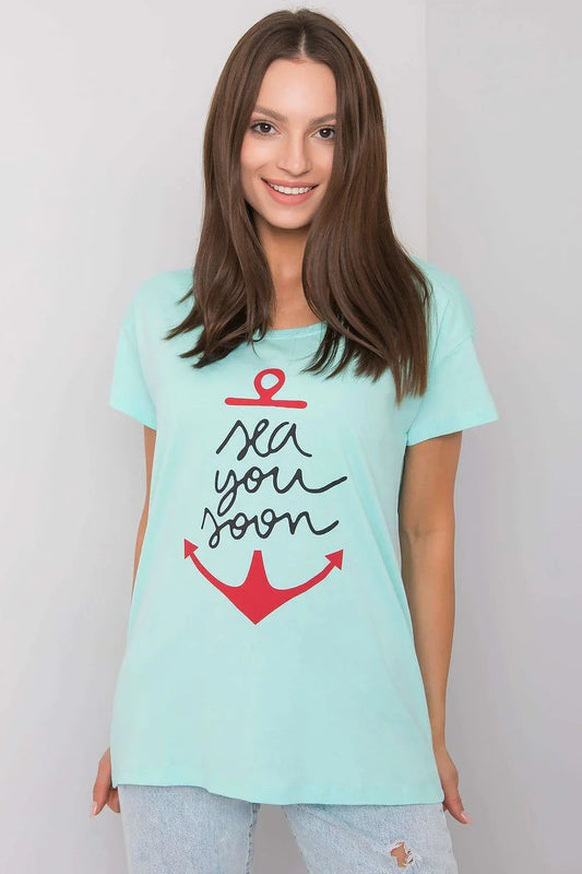 Women Crew-Neck Short-Sleeves T-Shirt – Breathable - Blue, Red, Black -Guocali