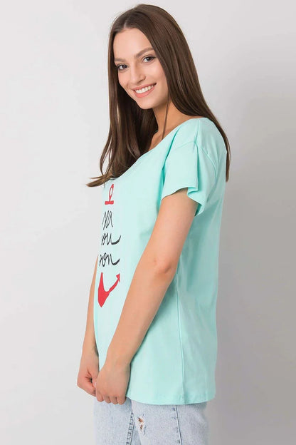 Women Crew-Neck Short-Sleeves T-Shirt – Breathable - Blue, Red, Black -Guocali