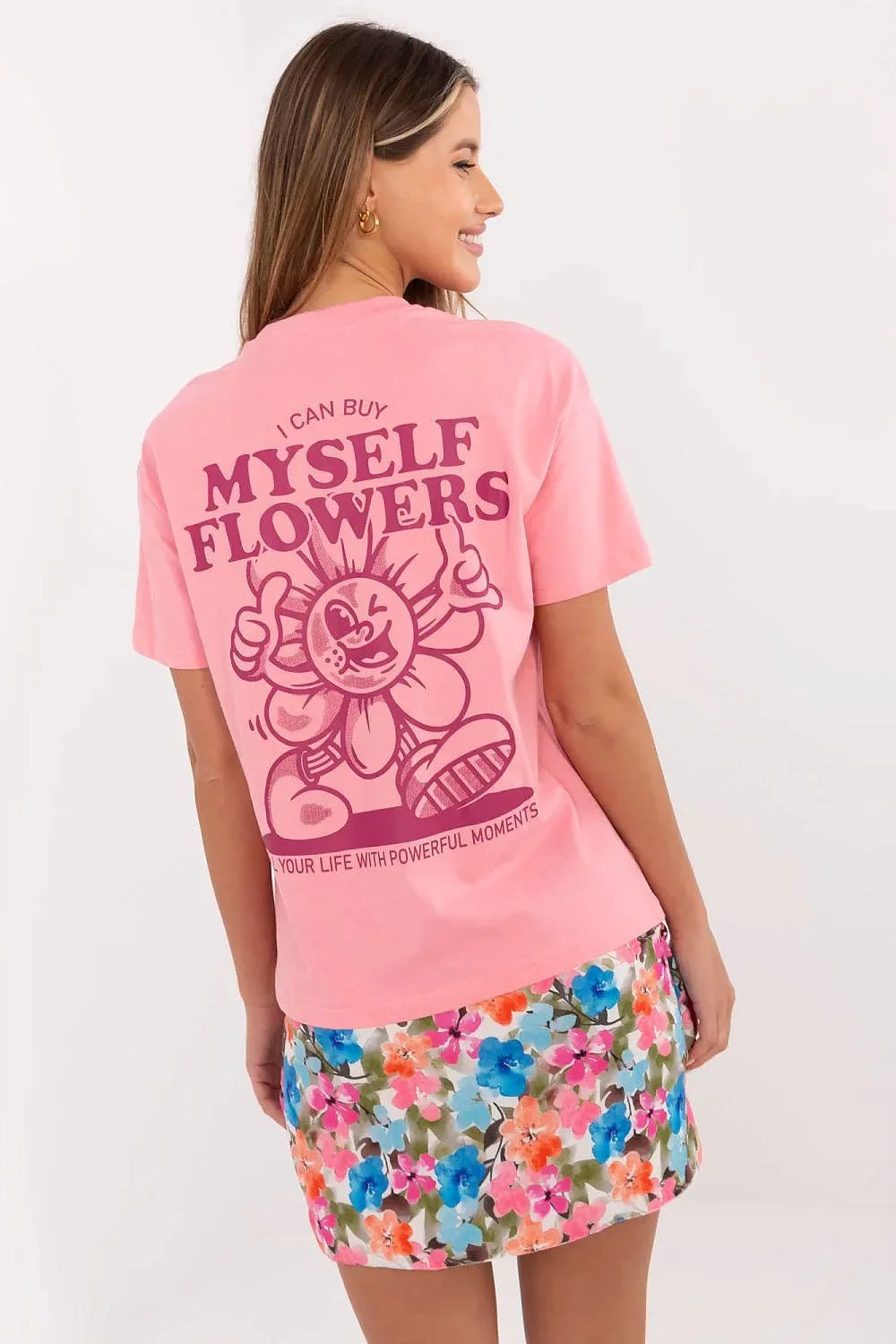 Women Crew-Neck Short-Sleeves T-Shirt – Breathable - Pink -Guocali