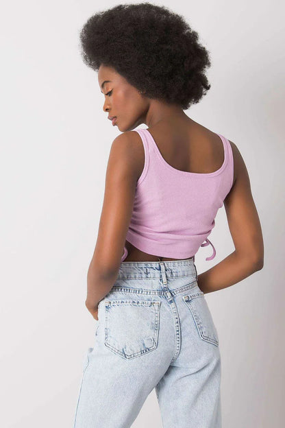 Women Crop Top – Round-Neck Crop Top -Guocali