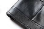 Women Mini Skirt Plaid Leather Straight - High Waist Women Skirt