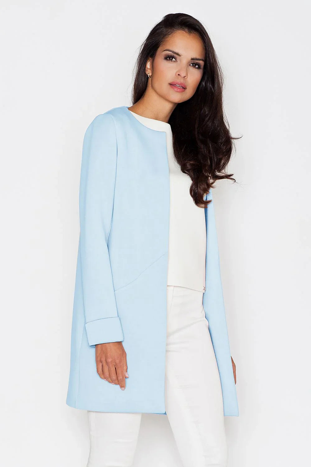 Women's Coat - With Pockets Elegant - Pink