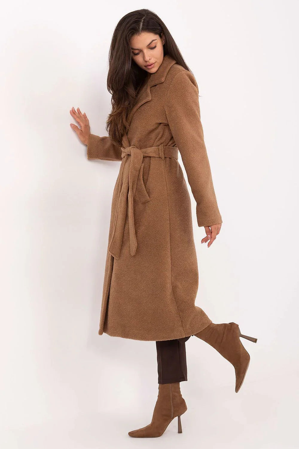 Women's Wrap Coat - Lightweight Chic, Elegant