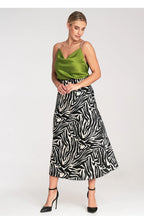 Women Satin Top – Cowl-Neck Satin Top -Guocali