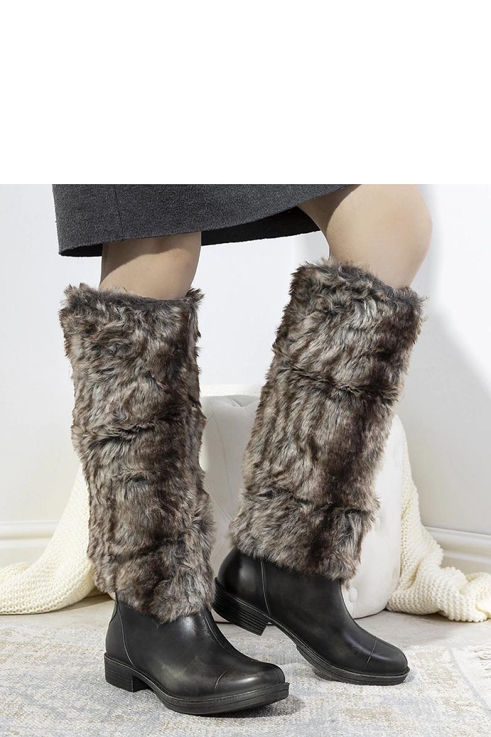 Women Thigh High Boots - Low Block Shoes - Guocali