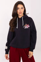 Women's Hoodie Back Print Drawstring Hood Side Pockets – Hoodie | GUOCALI