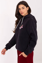 Women's Hoodie Back Print Drawstring Hood Side Pockets – Hoodie | GUOCALI – view 2