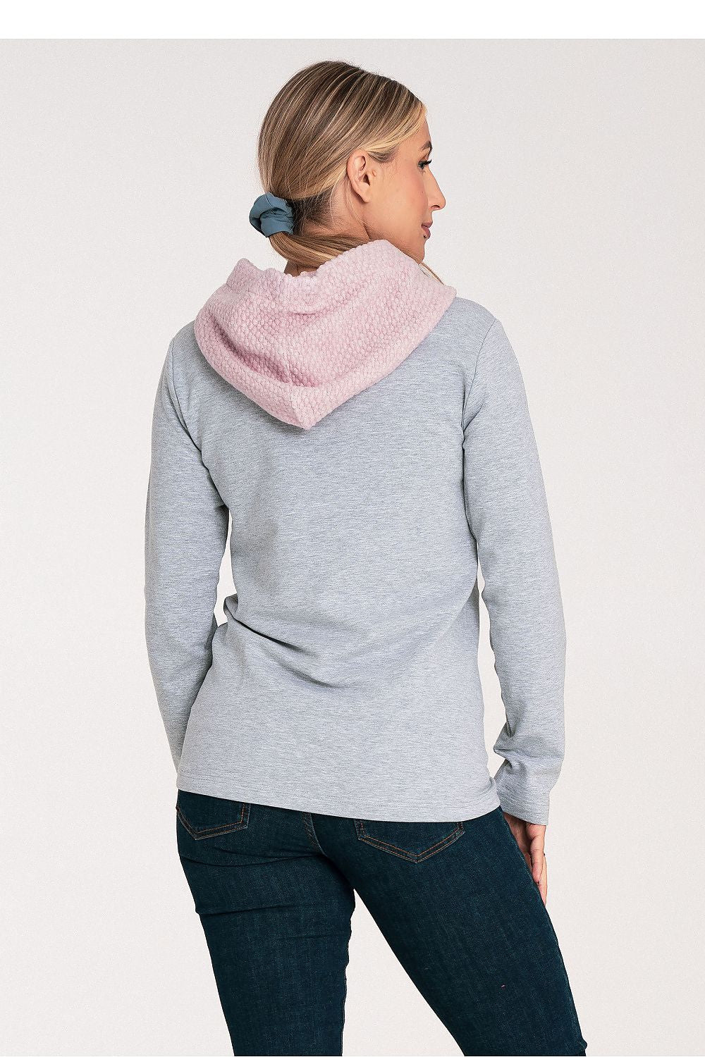 Women's Hoodie Color Block Kangaroo Pocket Cotton – Hoodie | GUOCALI – view 9