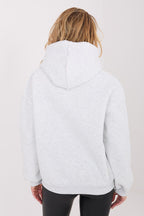 Women's hoodie grey casual look