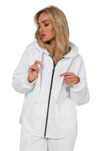 Women's Hoodie Full-Zip Kangaroo Pocket Cotton Blend – Hoodie | GUOCALI