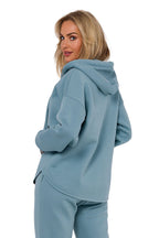 Women's Hoodie Full-Zip Kangaroo Pocket Cotton Blend – Hoodie | GUOCALI – view 10