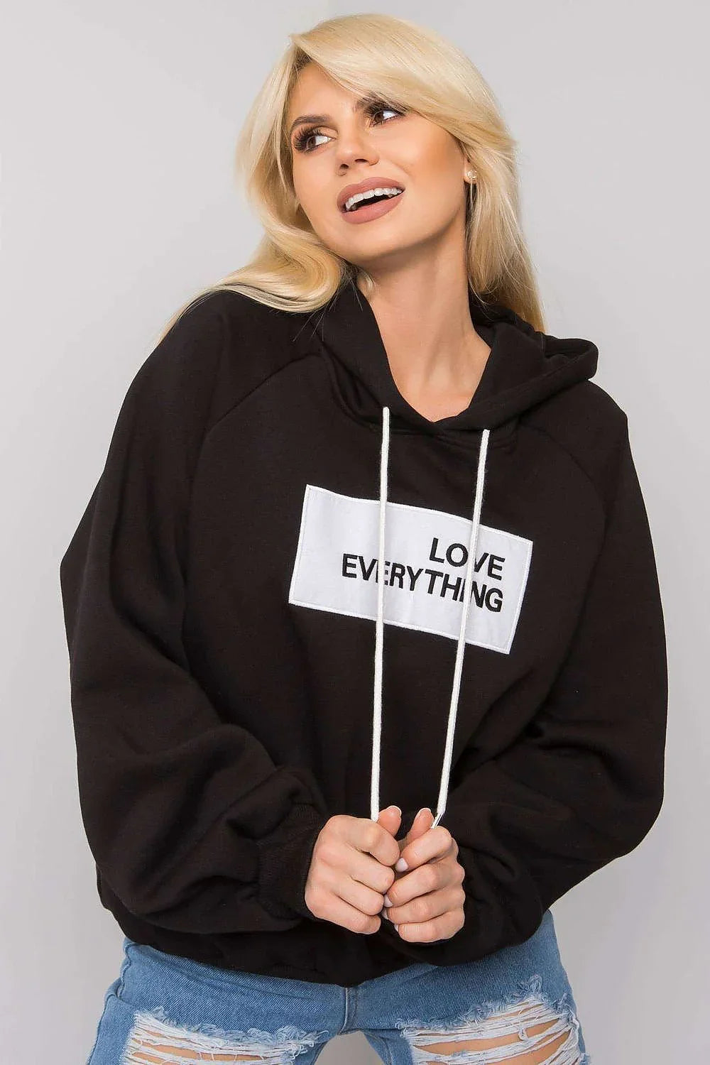 Women's hoodie Graphic Pullover Regular Fit Cotton Blend – view 10