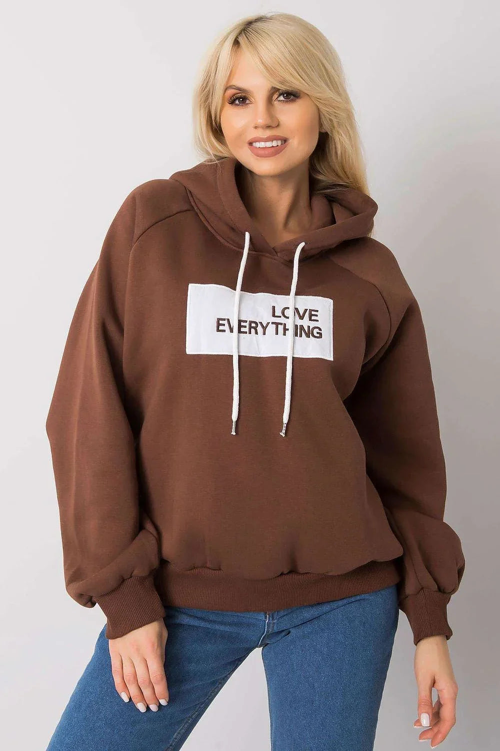 Women's hoodie Graphic Pullover Regular Fit Cotton Blend – view 2