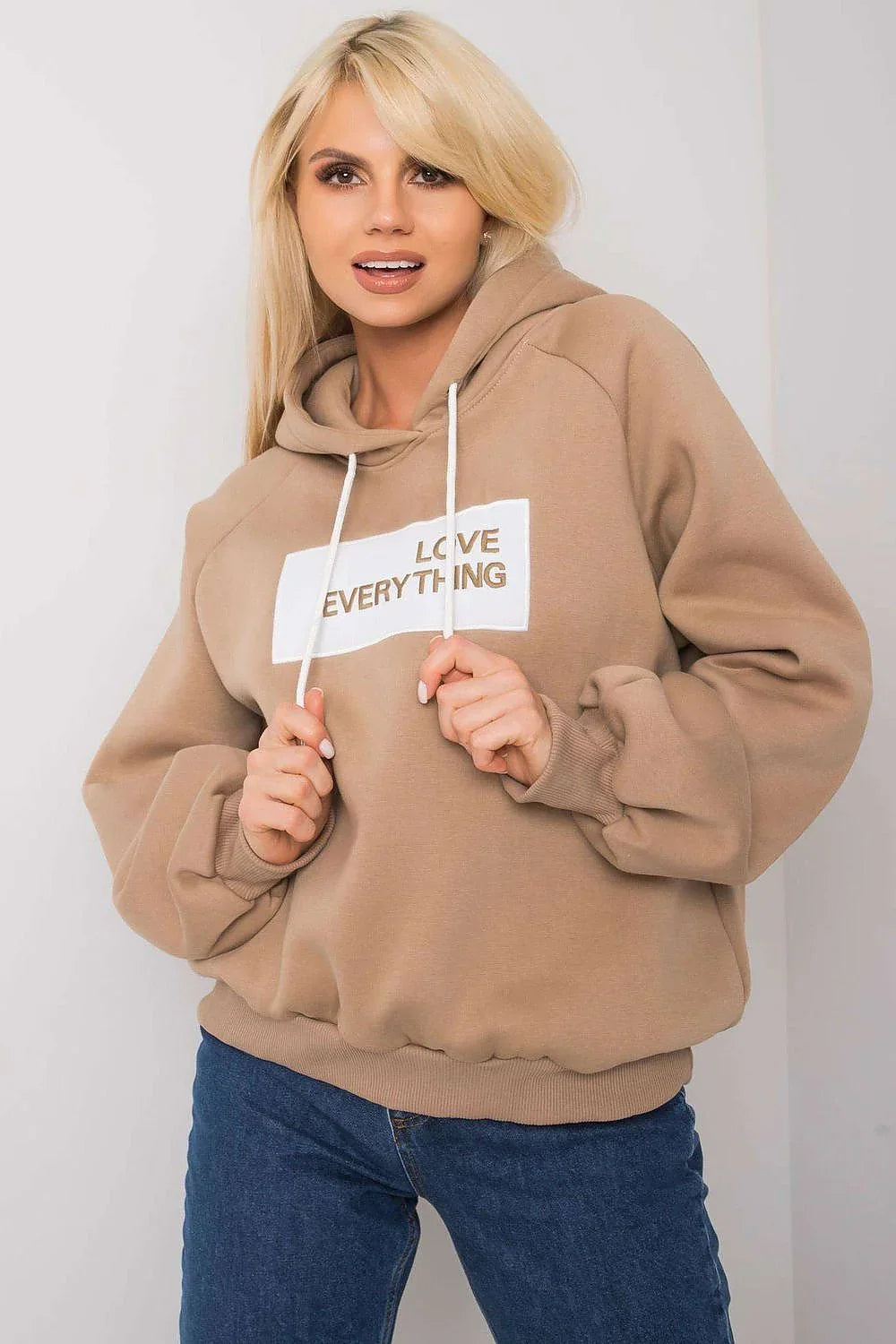 Women's hoodie Graphic Pullover Regular Fit Cotton Blend – view 4