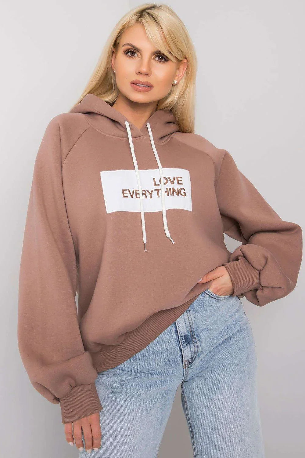 Women's hoodie Graphic Pullover Regular Fit Cotton Blend – view 7